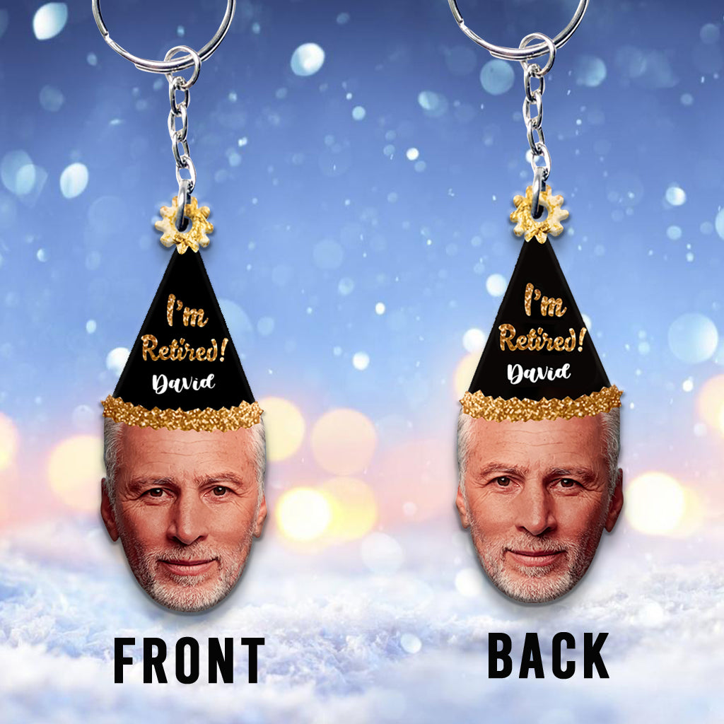 Die Legende ist im Ruhestand! – Personalisierter Schlüsselanhänger für den Ruhestand
