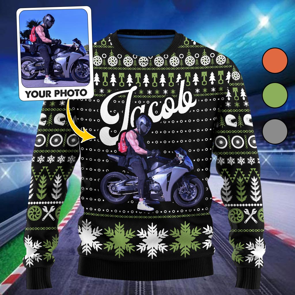 Motorradliebe – Personalisierter Biker-Pullover