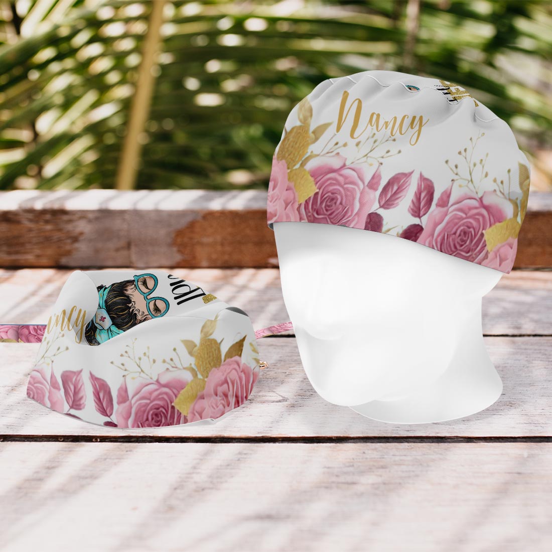 Nurse Life – Personalisierte OP-Haube für Pflegekräfte