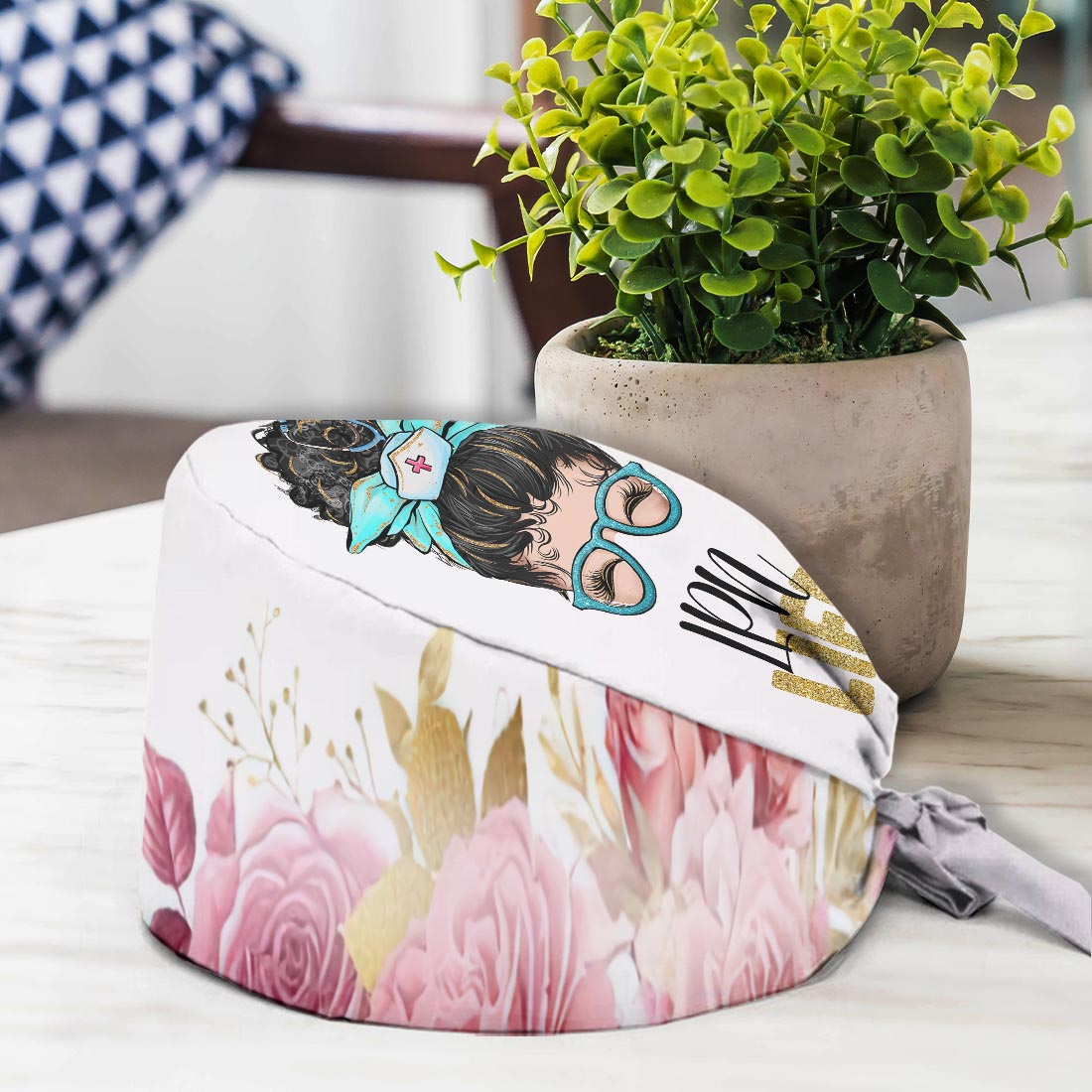 Nurse Life – Personalisierte OP-Haube für Pflegekräfte