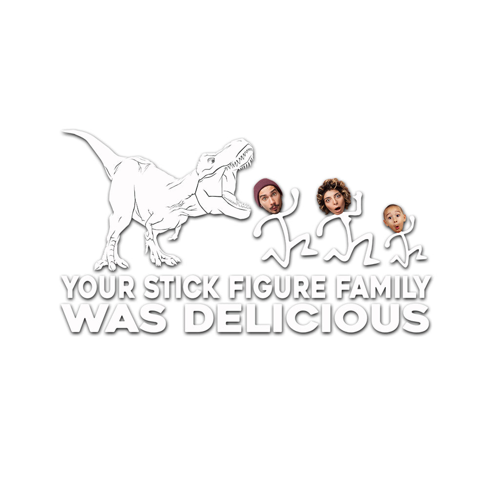 Dem T-Rex ist alles egal – Dinosaurier-Geschenk für Freunde, Mama, Papa, Ehemann, Ehefrau, Freundin, Freund – Personalisierter Aufkleber