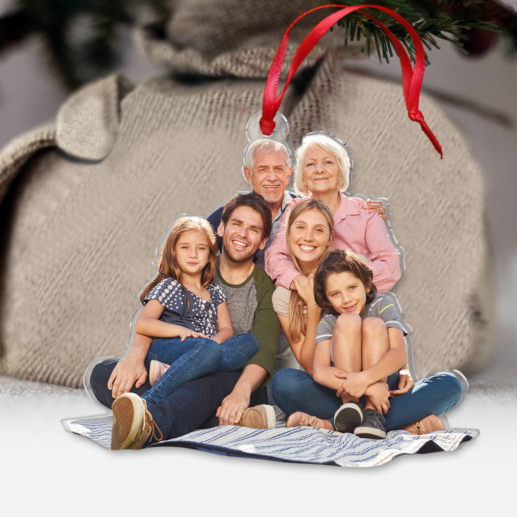 Foto hochladen – Geschenk für Großeltern – Geschenk für Oma und Opa – Personalisierter transparenter Schmuck