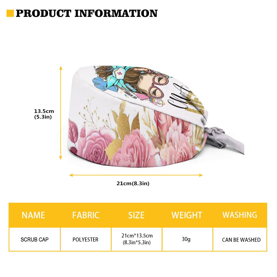 Nurse Life - Personalized Nurse Scrub Cap