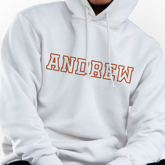 Personalisierter Hoodie mit Stickerei für Stiefväter – individueller Name