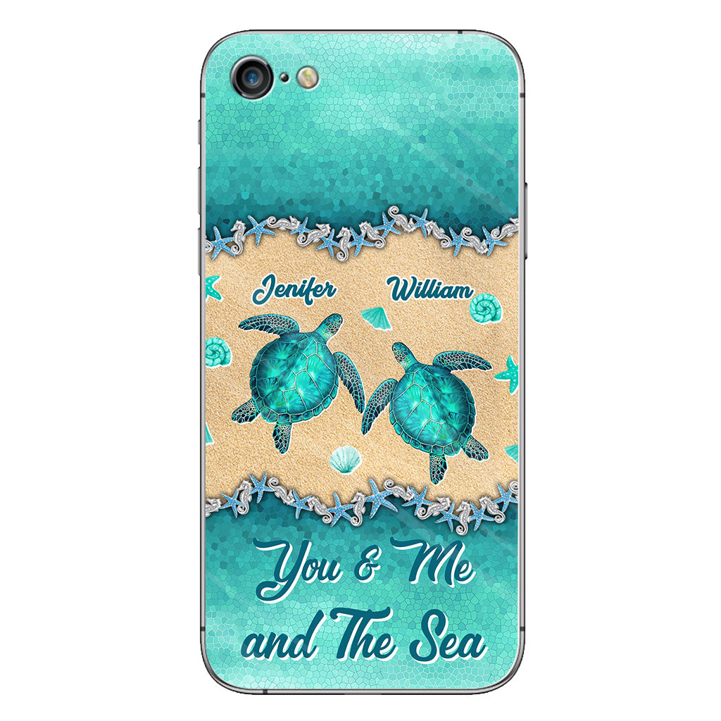 Salty Lil' Beach - Personalized Turtle Phone Case