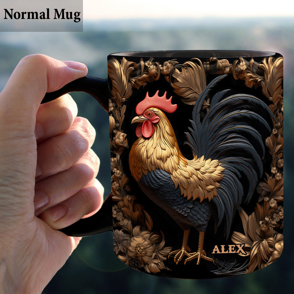 Hahn - Personalisierter Hühnerbecher