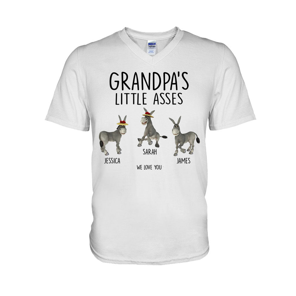 Little Asses - Gift for dad, grandpa, mom, uncle, aunt, grandma - Personalized T-shirt And Hoodie