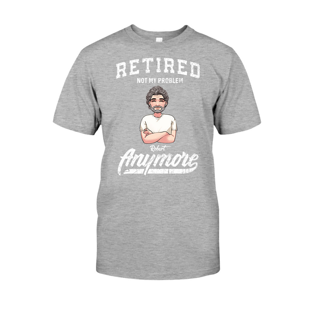 „Im Ruhestand – nicht mehr mein Problem“ – Personalisiertes Rentner-T-Shirt & Hoodie
