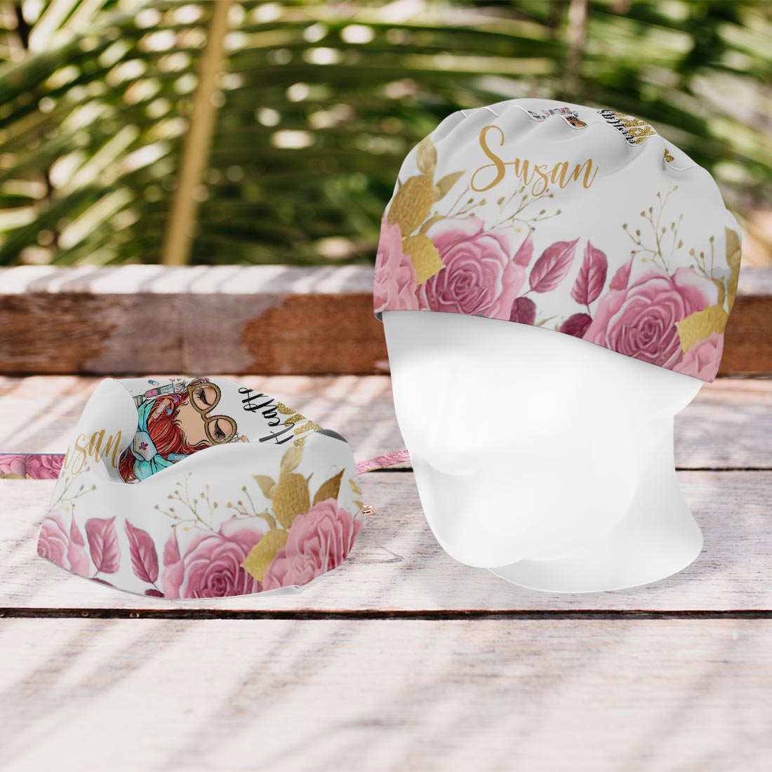 Nurse Life – Personalisierte OP-Haube für Pflegekräfte