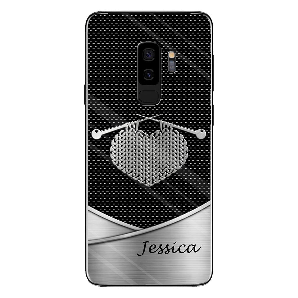 Love Knitting - Personalized Knitting Phone Case