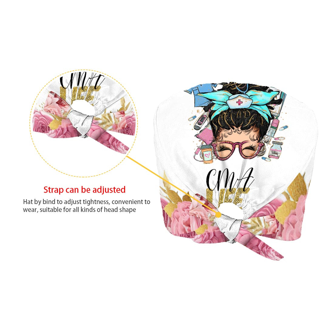 Nurse Life – Personalisierte OP-Haube für Pflegekräfte