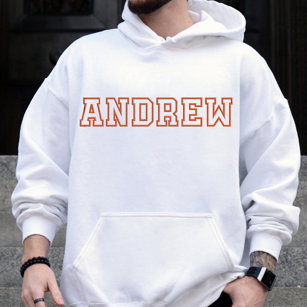 Custom Name - Personalized Son Embroidered Hoodie