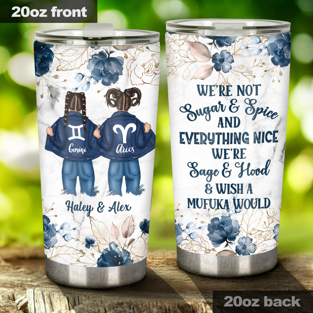 Sternzeichen-Denim-Bestie – Horoskop-Geschenk für die Freundin – Personalisierter Becher
