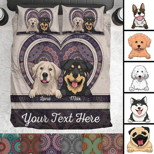 Personalisiertes Hundebett-Set für Hundeliebhaber