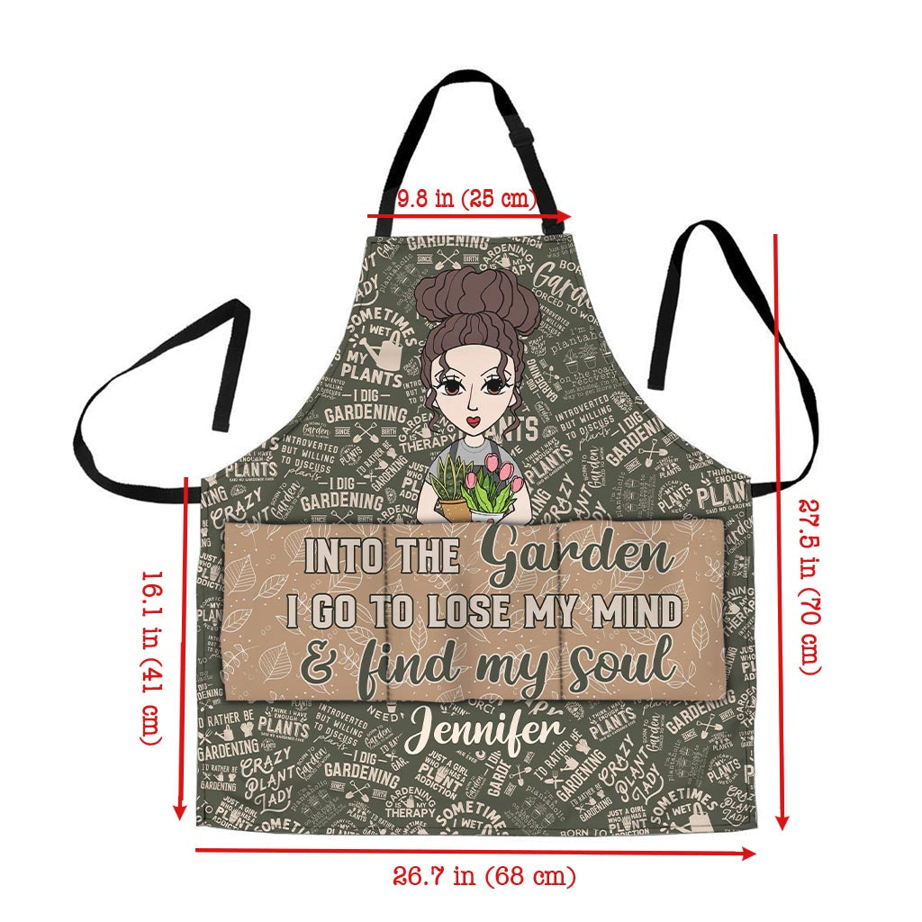 Just A Girl Who Loves Gardening - Personalized Gardening Apron