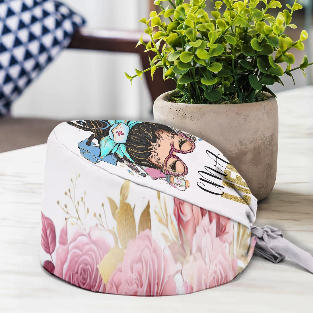 Nurse Life – Personalisierte OP-Haube für Pflegekräfte