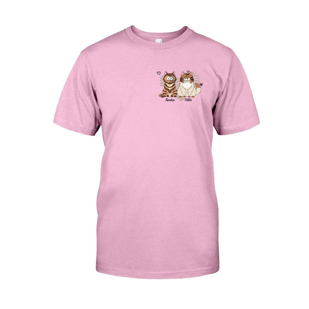 In meiner Hunde-/Katzenmama-Ära – Personalisiertes Katzen-T-Shirt und Hoodie