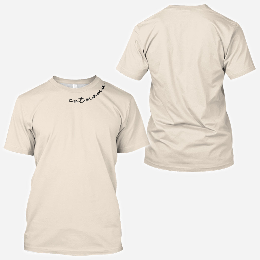 Katzenmama - Personalisiertes T-Shirt mit Katzenmotiv