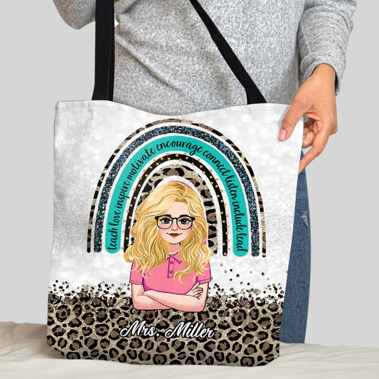 Lehren, Lieben, Inspirieren – Personalisierte Lehrertasche