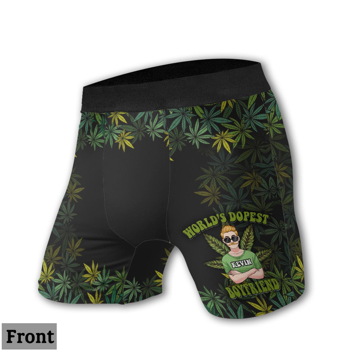 Das coolste 420-Paar der Welt – personalisierte Weed-Slips für Damen und Boxershorts für Herren