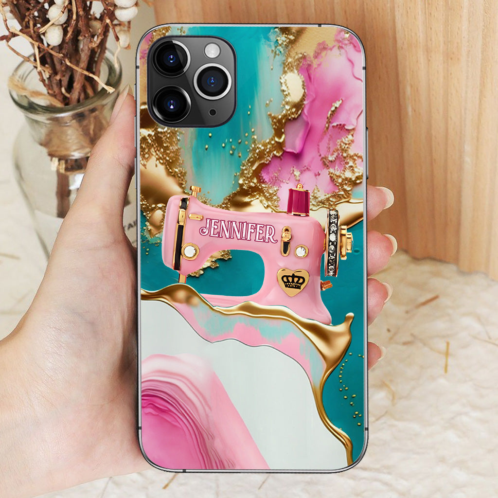 Love Sewing - Personalized Sewing Phone Case