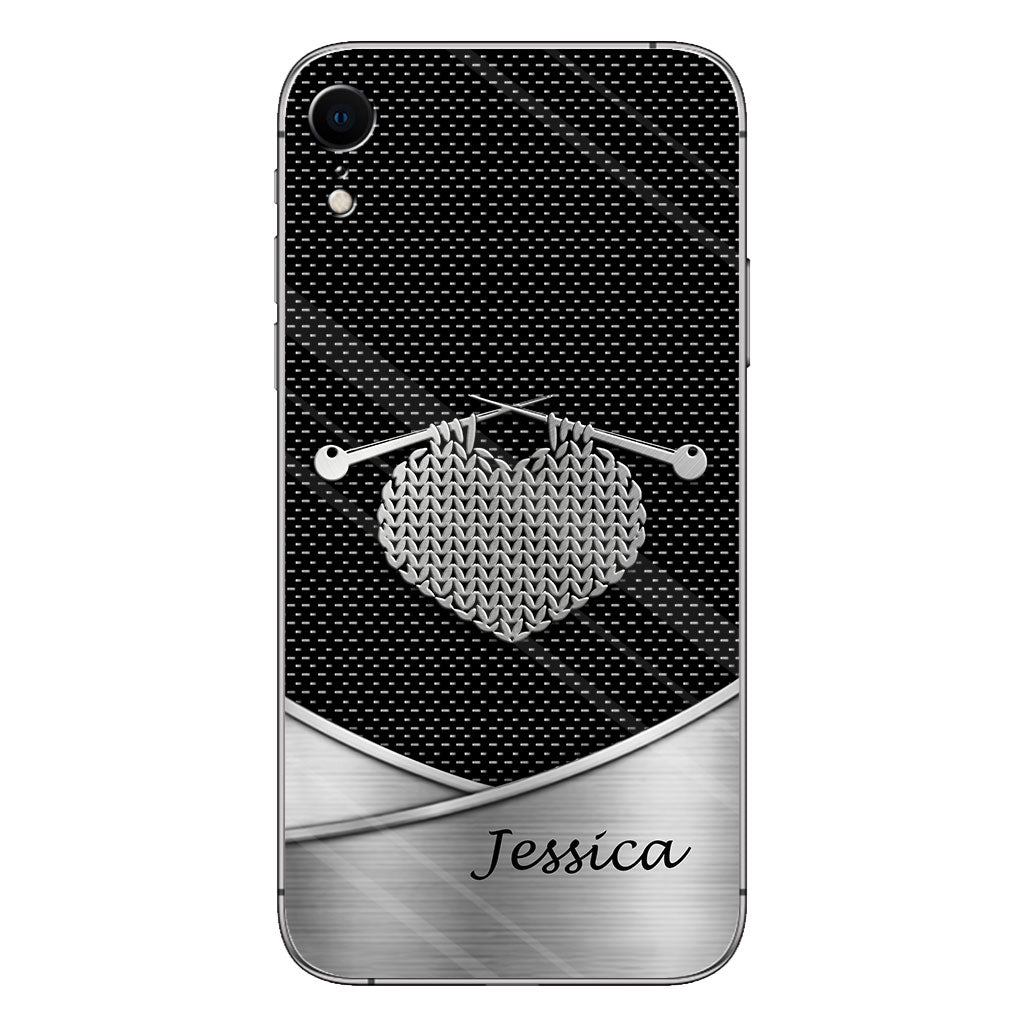 Love Knitting - Personalized Knitting Phone Case