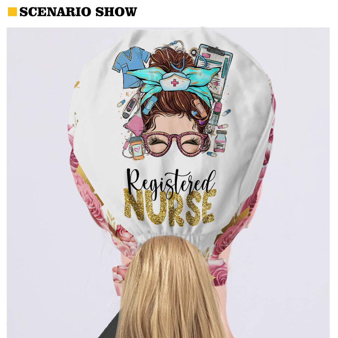 Nurse Life – Personalisierte OP-Haube für Pflegekräfte