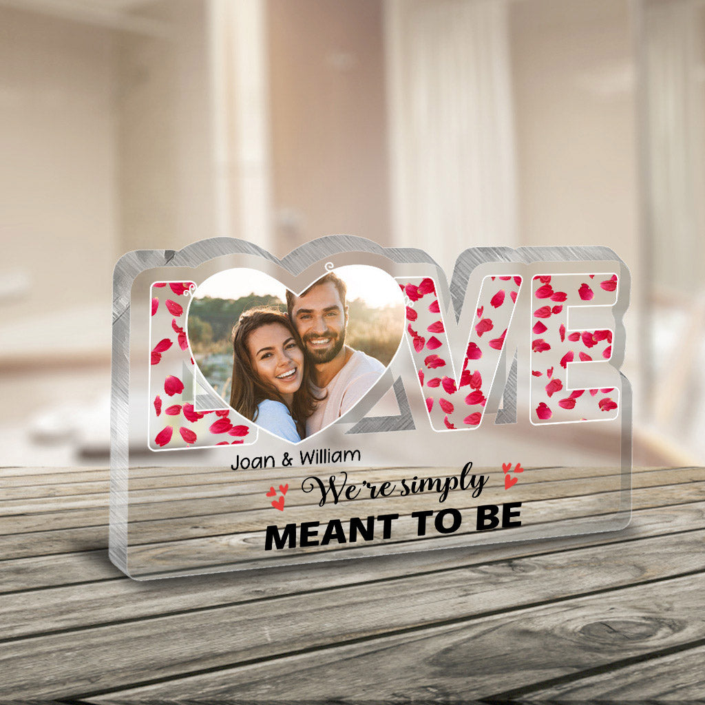 This Is Us - Couple gift for husband, wife, girlfriend, boyfriend - Personalized Custom Shaped Acrylic Plaque