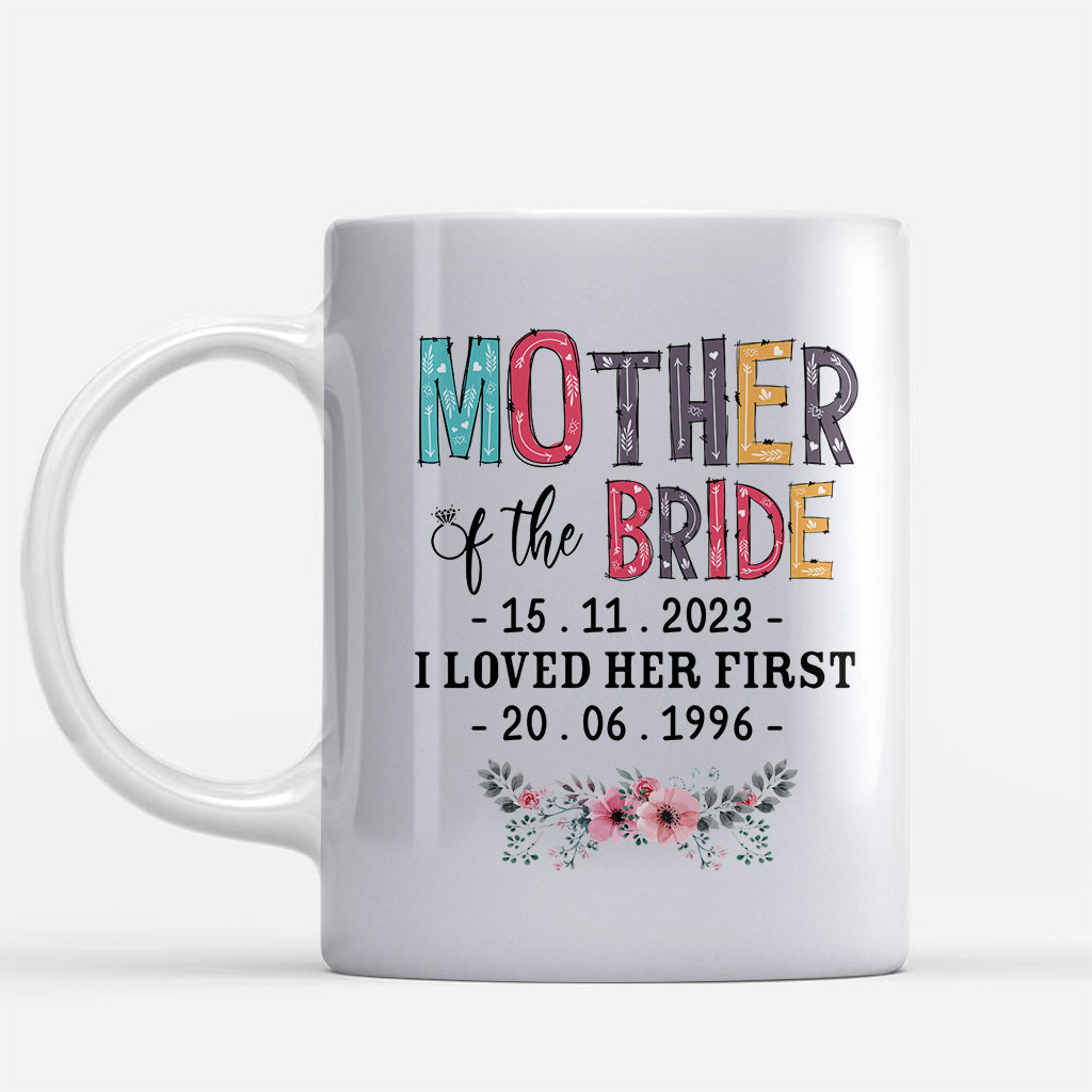 Personalisierte Tasse für die Mutter der Braut