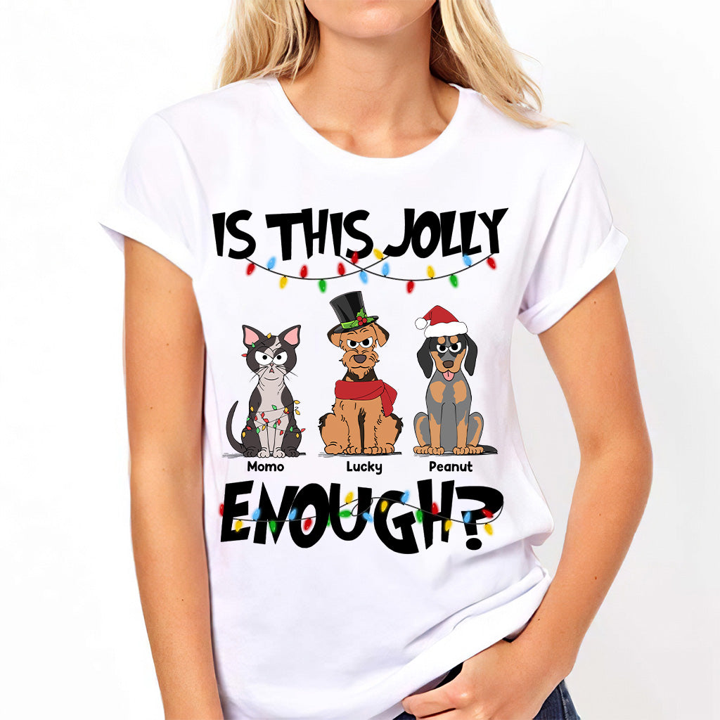 Ist das lustig genug? - Personalisiertes Hunde-T-Shirt und Hoodie