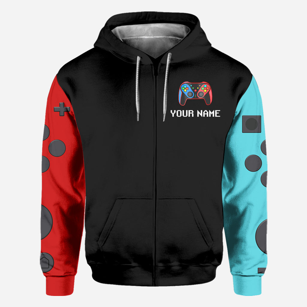 Ich habe mein Spiel pausiert, um hier zu sein – Personalisiertes Videospiel-Shirt