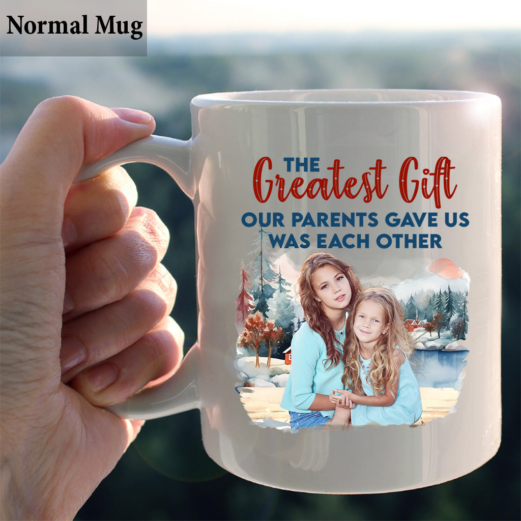 Das beste Geschenk – personalisierte Geschwistertasse