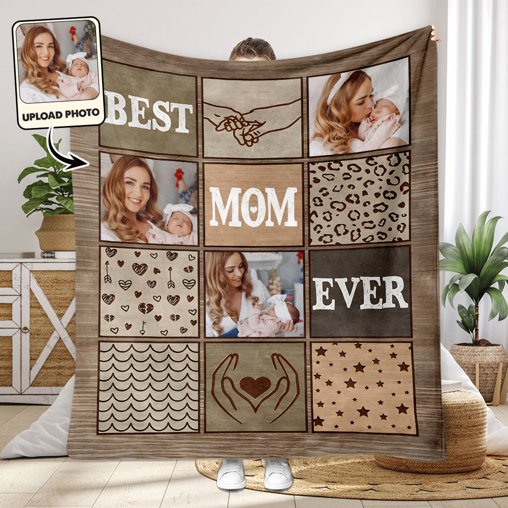 Beste Mama aller Zeiten – Personalisierte Mutterdecke