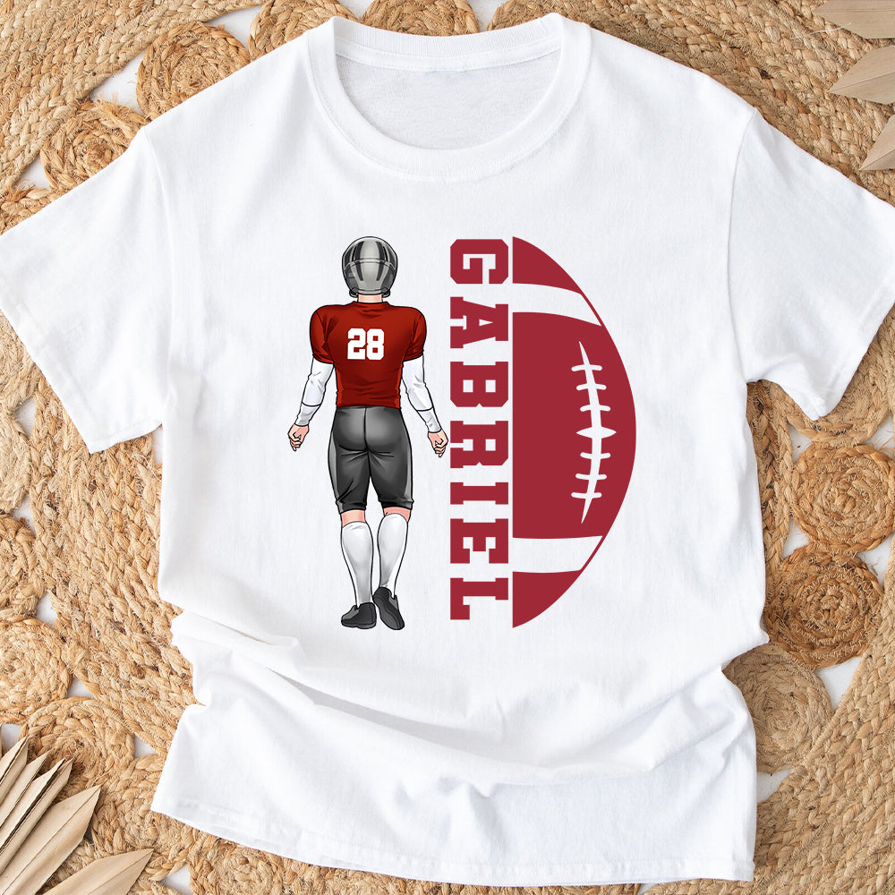 Fußballfan – Personalisiertes Fußball-T-Shirt und Hoodie