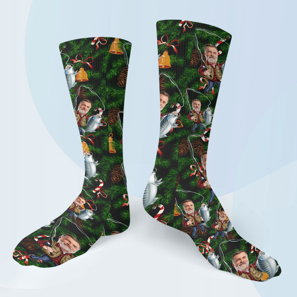 Angelliebhaber – personalisierte Angelsocken