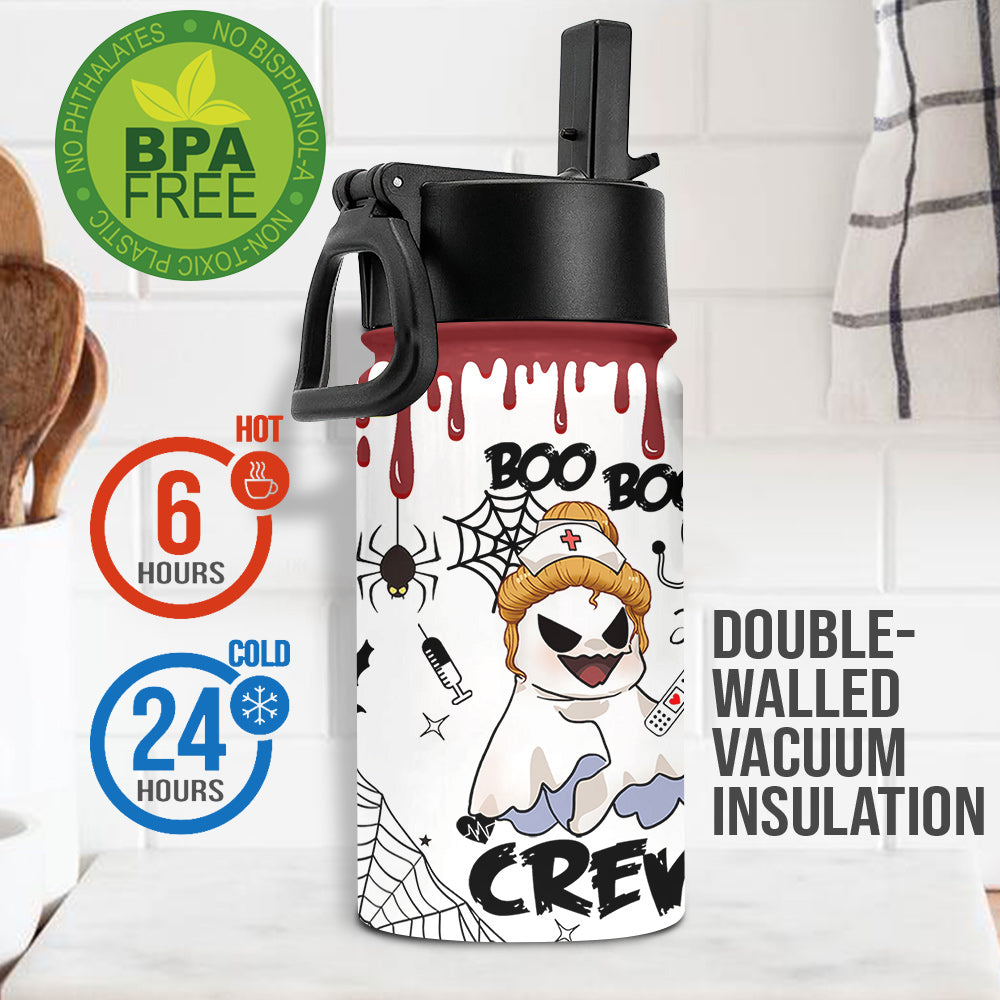 Boo Boo Crew – Personalisierte Wasserflasche für Kinder im Pflegebereich