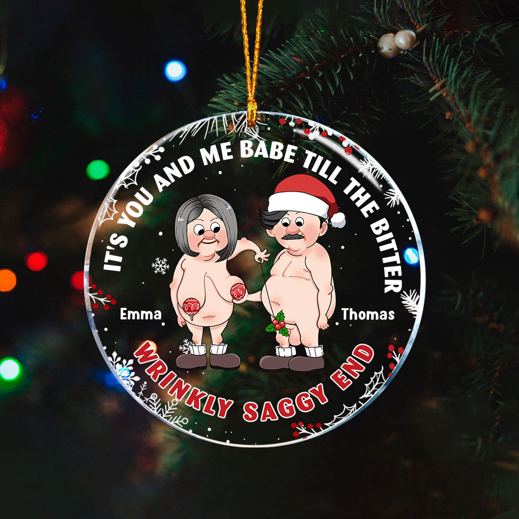 Das bittere, faltige, schlaffe Ende – Personalisierter transparenter Paarschmuck