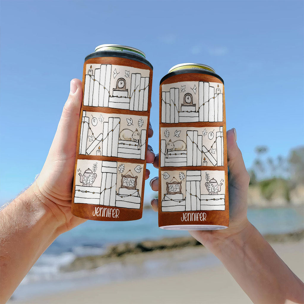 Lesetracker für die vier Jahreszeiten – Personalisierter Buchkühler