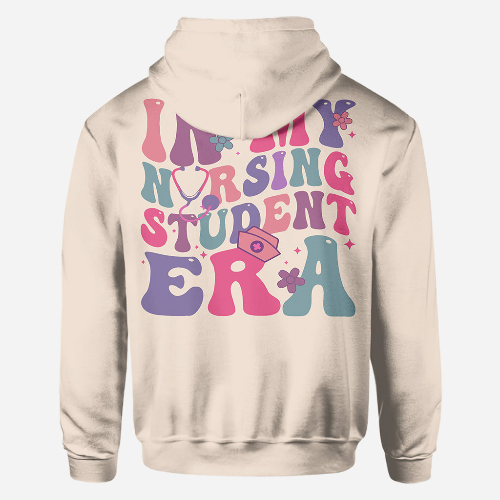 In meiner Zeit als Krankenpflegestudentin - Personalisiertes Krankenschwester-Allover-Shirt