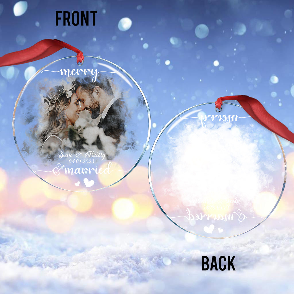 Fröhlich verheiratet – Personalisierter Ehepaar-Anhänger