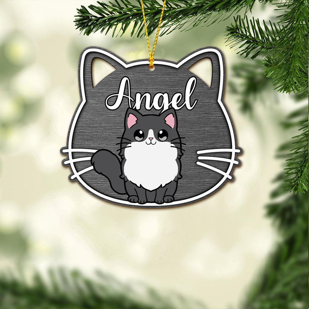 Miau-Weihnachten – Personalisierter Katzenanhänger