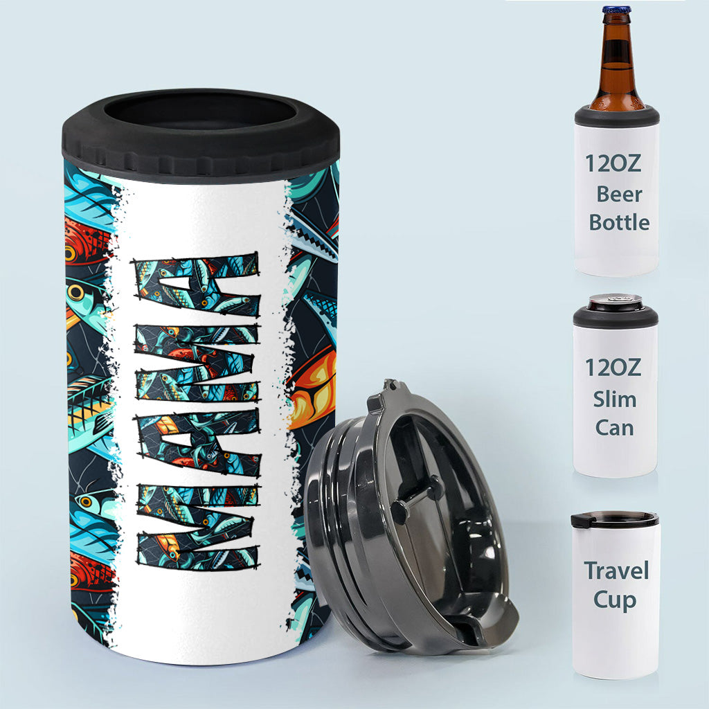 Reel Cool Dad – Angelgeschenk für Papa, Opa, ihn, Ehemann – Personalisierter Dosenkühler