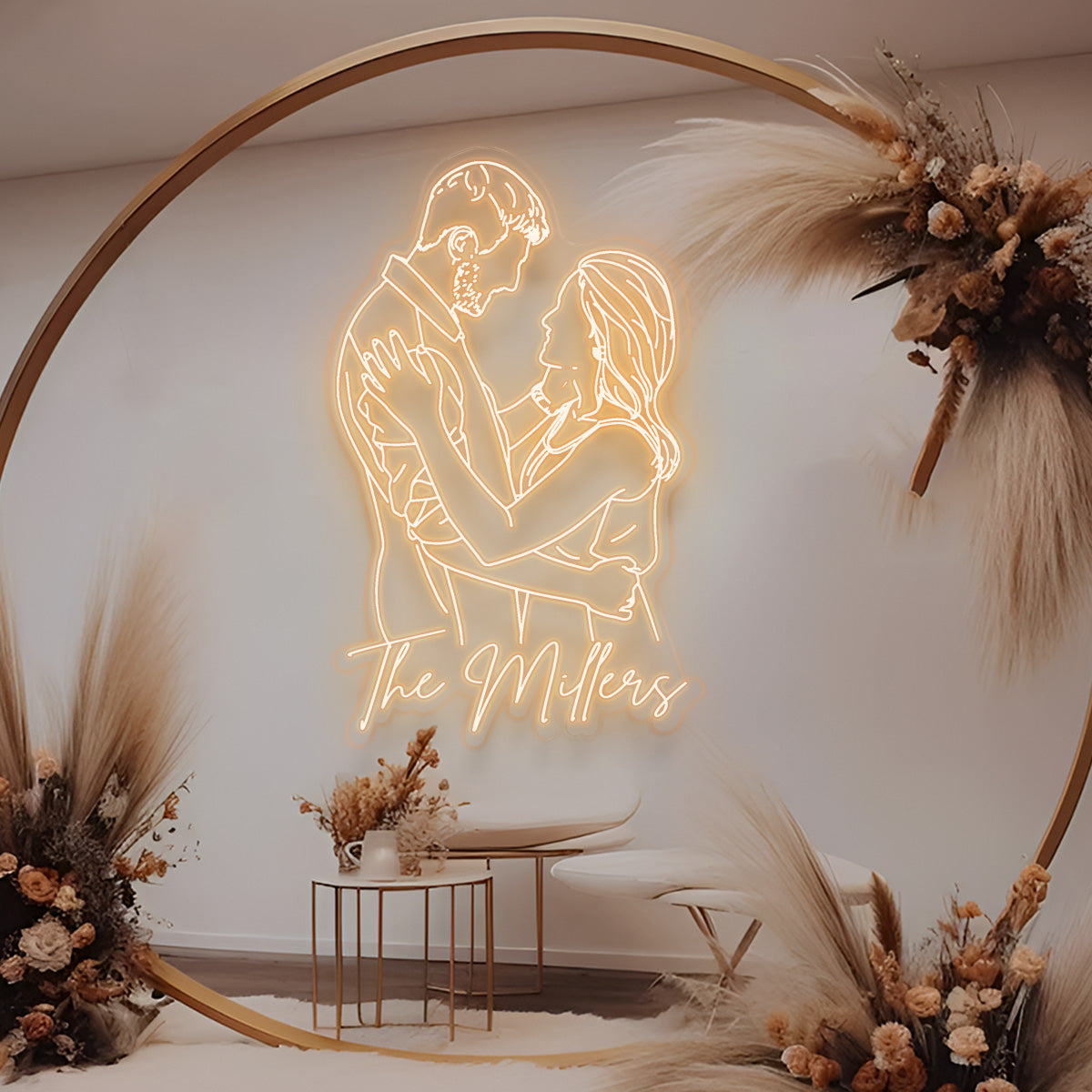 Ich liebe dich – Personalisiertes Neon-Schild für Paare