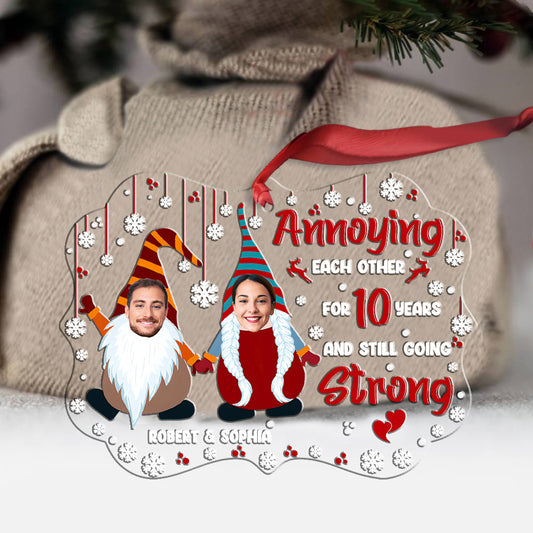 Annoying Each Other - Personalized Couple Ornament
