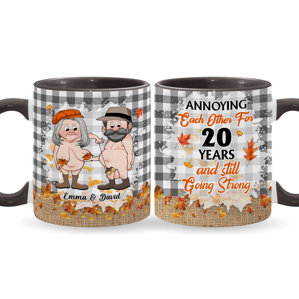 Sich gegenseitig nerven - Personalisierte Tasse für Paare