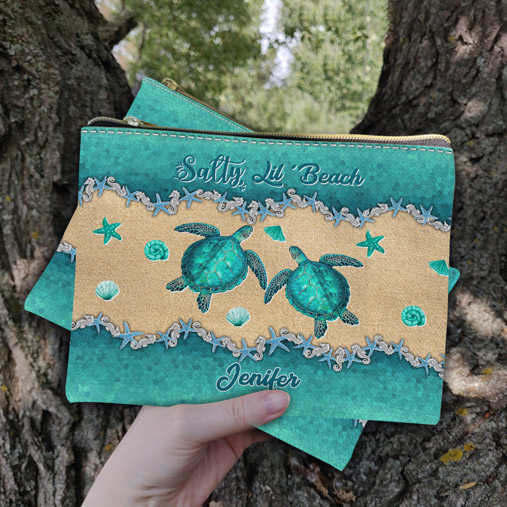 Salty Lil' Beach – Personalisierte Schildkrötentasche