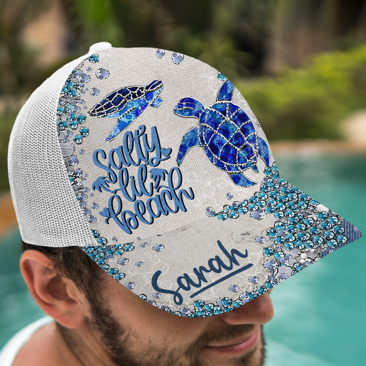 Turtle Bling - Personalized Turtle Trucker Hat