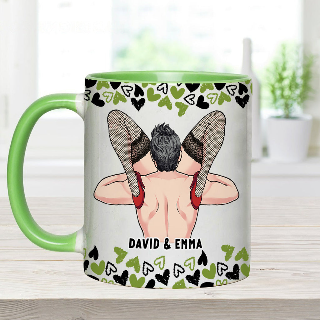 „Ich liebe dein Gesicht“ – personalisierte Tasse für Paare