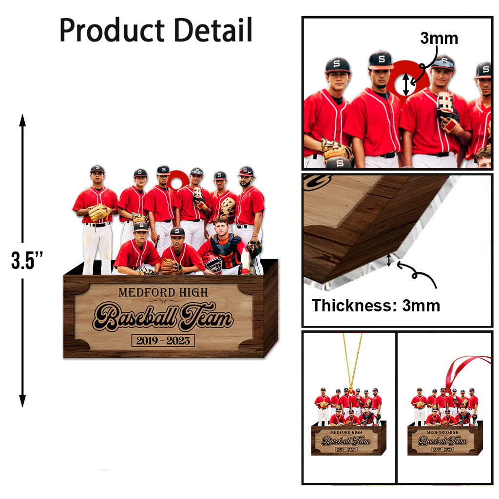 Baseball Christmas - Personalized Baseball Ornament