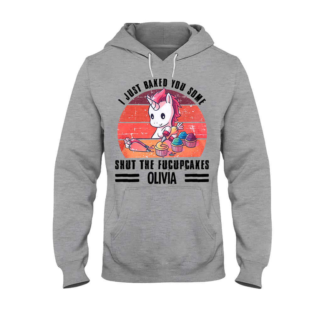 Ich backe dir einfach ein paar Kuchen – Personalisiertes Back-T-Shirt und Hoodie